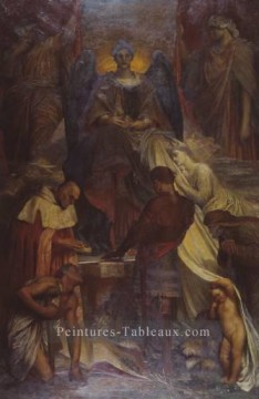 La Cour de la Mort symboliste George Frederic Watts Peinture à l'huile